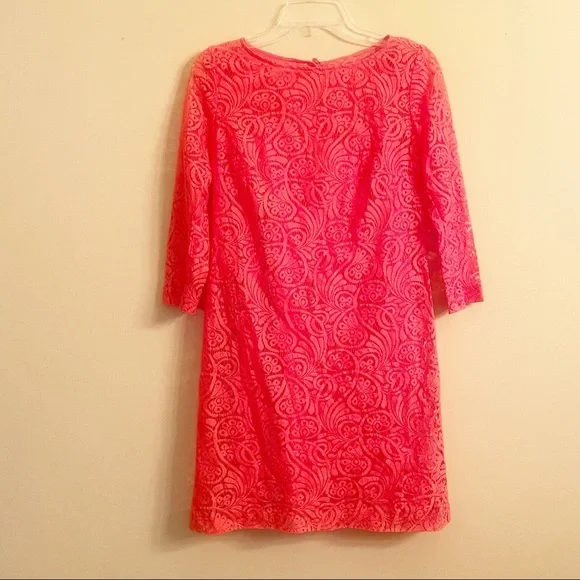 trina turk red lace dress Trina Turk Women's Atlantic Dress in Moroccan Sunset Size 8